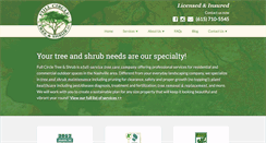 Desktop Screenshot of fullcircletreeandshrub.com